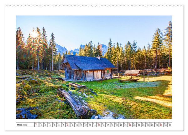 Produktbild: Herzliche Gr&uuml;&szlig;e aus Gosau (Wandkalender 2026 DIN A2 quer), CALVENDO Monatskalender