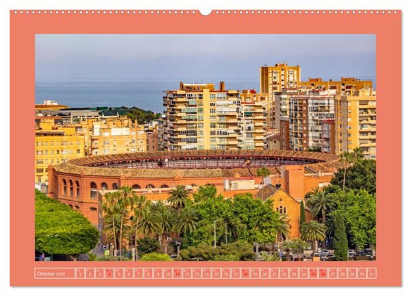 Produktbild: Ein Herz f&uuml;r M&aacute;laga (Wandkalender 2026 DIN A2 quer), CALVENDO Monatskalender