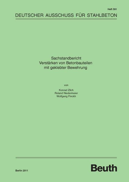 Produktbild: Sachstandbericht "Verst&auml;rken von Betonbauteilen mit geklebter Bewehrung"