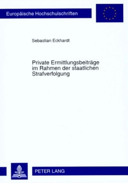 Produktbild: Private Ermittlungsbeitr&auml;ge im Rahmen der staatlichen Strafverfolgung