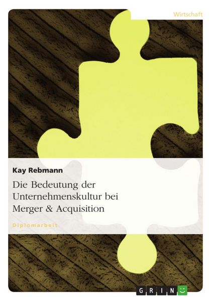 Produktbild: Die Bedeutung der Unternehmenskultur bei Merger & Acquisition