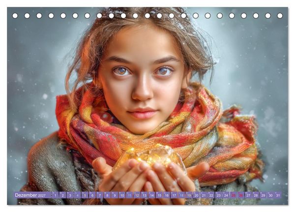 Produktbild: Faszination Licht - Durch Kinderaugen gesehen (Tischkalender 2027 DIN A5 quer), CALVENDO Monatskalender