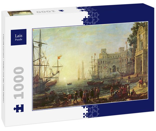 Produktbild: Lais Puzzle Claude Lorrain - Hafen mit der Villa Medici 1000 Teile