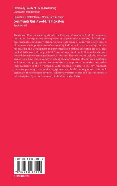 Produktbild: Community Quality-of-Life Indicators