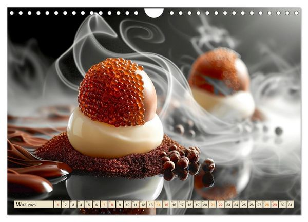 Produktbild: Molekulare K&uuml;che f&uuml;r Gourmets - Genuss erleben (Wandkalender 2026 DIN A4 quer), CALVENDO Monatskalender