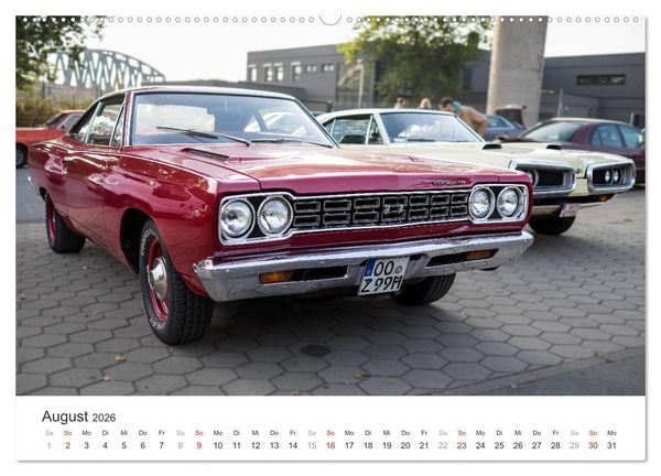 Produktbild: Amerikanische Oldtimer - Vintage US Cars auf Hamburgs Stra&szlig;en (Wandkalender 2026 DIN A2 quer), CALVENDO Monatskalender