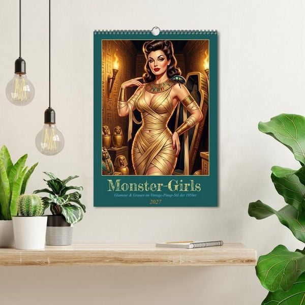 Produktbild: Monster-Girls (Wandkalender 2027 DIN A3 hoch), CALVENDO Monatskalender