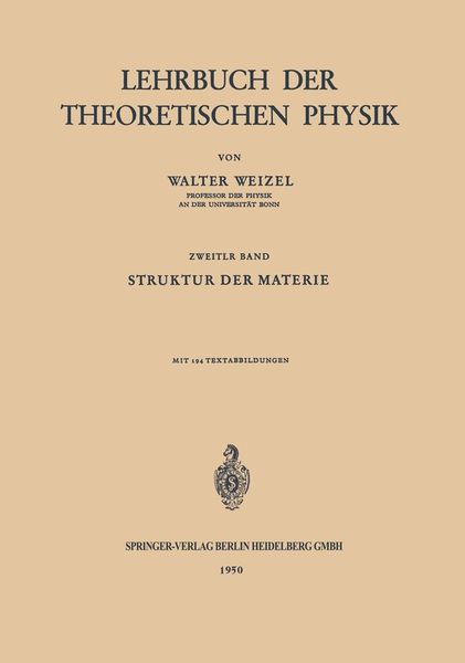 Produktbild: Lehrbuch der Theoretischen Physik