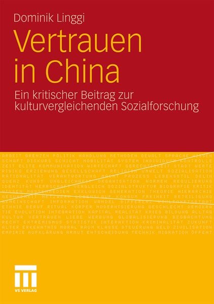 Vertrauen in China, Taschenbuch von Dominik Linggi, VS Verlag für Sozialwissenschaften, 9783531183978