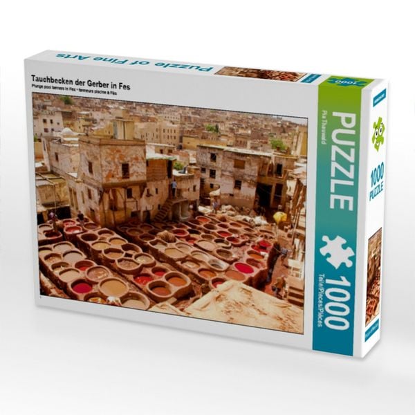 Tauchbecken der Gerber in Fes (Puzzle)