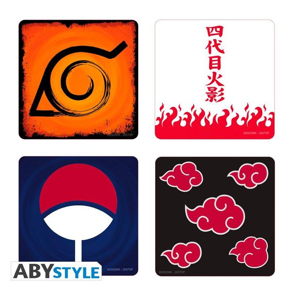 Produktbild: NARUTO SHIPPUDEN Gift set Mug Heat Change + Coaster Akatsuki