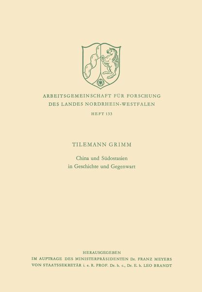 Produktbild: China und S&uuml;dostasien in Geschichte und Gegenwart