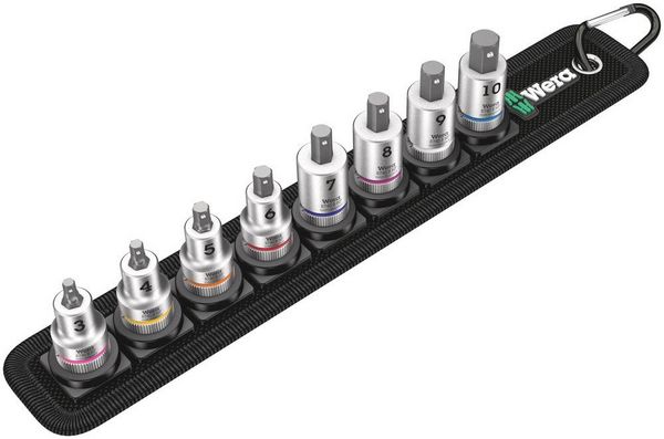 Produktbild: Wera Belt B 2 Steckschl&uuml;ssel-Bit-Einsatz-Set 3/8\" (10 mm) 9teilig 05003971001