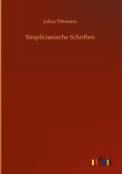 Produktbild: Simplicianische Schriften