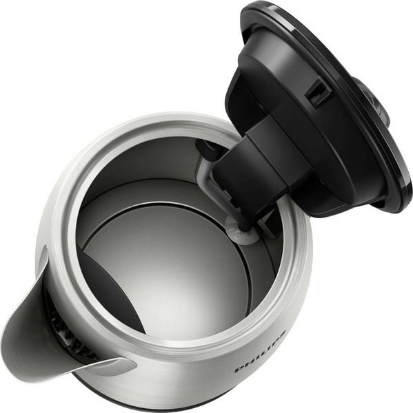 Produktbild: Philips Home HD9350/90 Daily Wasserkocher Edelstahl, Schwarz Fassungsverm&ouml;gen: 1.7 l
