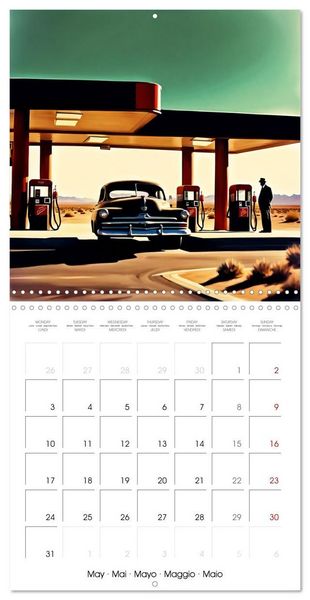 Produktbild: In love with Edward Hopper (Wall Calendar 2027 12 &times; 12 Inch) CALVENDO 12 Month Wall Calendar