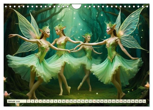 Produktbild: Im Reich der M&auml;rchen, Mythen und Legenden (Wandkalender 2026 DIN A4 quer), CALVENDO Monatskalender