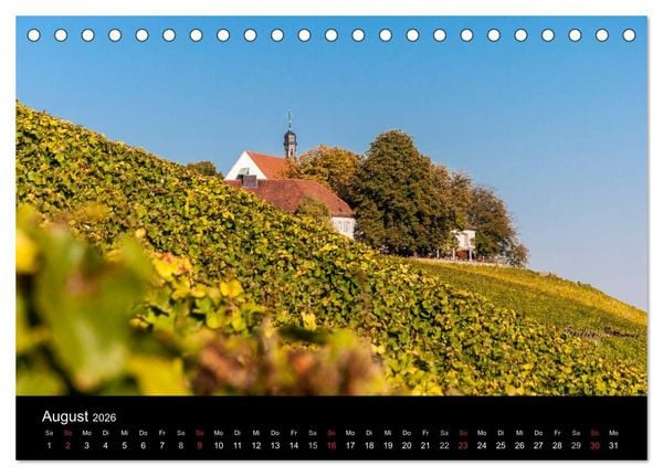 Produktbild: Sommerach - Perle der Mainschleife (Tischkalender 2026 DIN A5 quer), CALVENDO Monatskalender