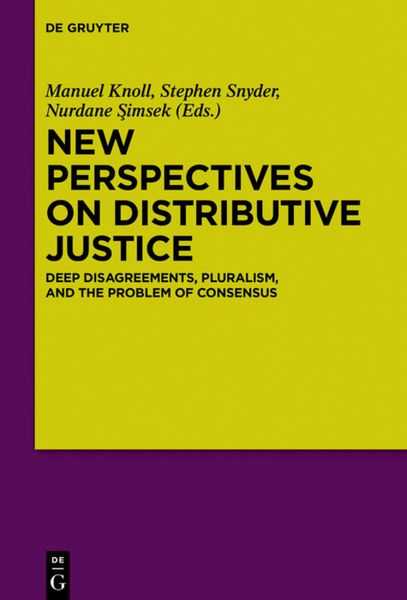 Produktbild: New Perspectives on Distributive Justice