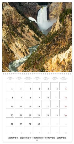 Produktbild: Yellowstone National Park (Wall Calendar 2027 12 &times; 12 Inch) CALVENDO 12 Month Wall Calendar