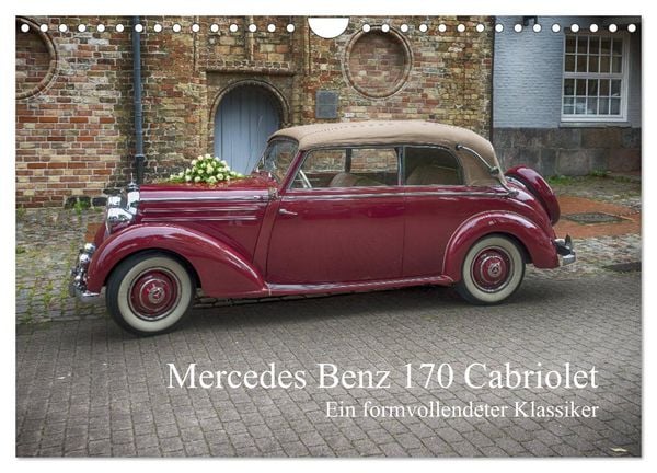 Produktbild: Mercedes Benz 170 Cabriolet (Wandkalender 2026 DIN A4 quer), CALVENDO Monatskalender