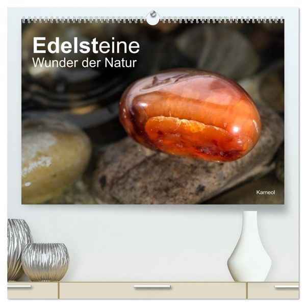Produktbild: Edelsteine. Wunder der Natur (hochwertiger Premium Wandkalender 2026 DIN A2 quer), Kunstdruck in Hochglanz