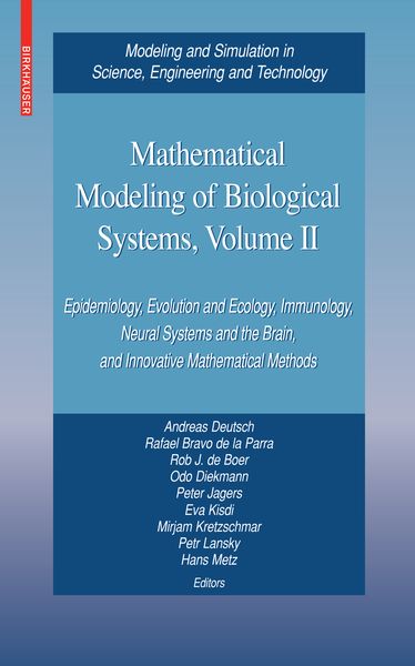 Produktbild: Mathematical Modeling of Biological Systems, Volume II