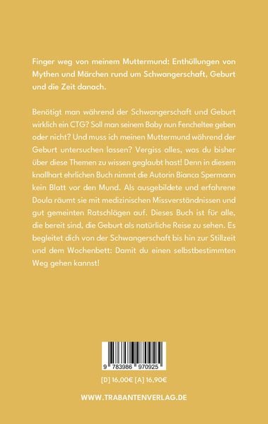 Produktbild: Finger weg von meinem Muttermund