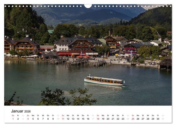 Produktbild: Reizvolle Gew&auml;sser im Berchtesgadener Land (Wandkalender 2026 DIN A3 quer), CALVENDO Monatskalender