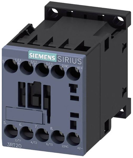 Siemens 3RT2018-1BB42 Schütz 3 Schließer 7.5kW 24 V/DC 16A mit Hilfskontakt 1St.