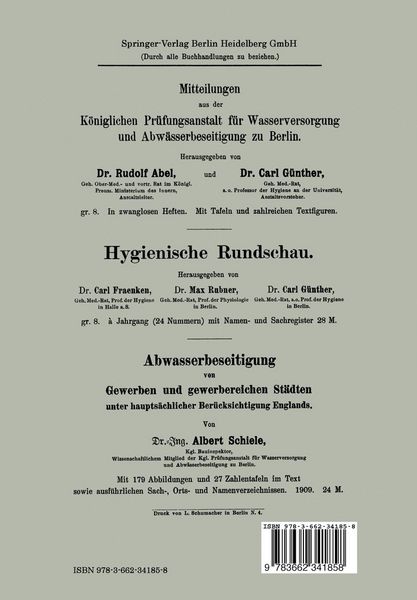 Produktbild: Ueber Anstalts- und Hauskl&auml;ranlagen