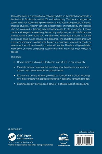 Produktbild: Security and Risk Analysis for Intelligent Cloud Computing