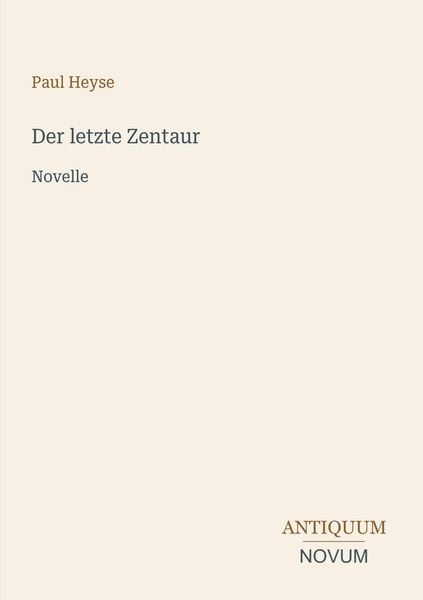 Produktbild: Der letzte Zentaur
