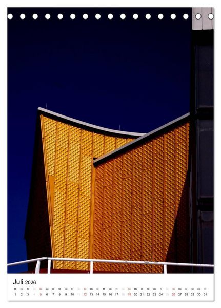 Produktbild: Philharmonie und Kammermusiksaal Berlin (Tischkalender 2026 DIN A5 hoch), CALVENDO Monatskalender