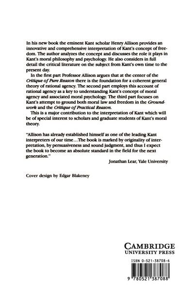 Produktbild: Kant's Theory of Freedom