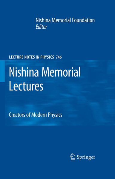 Produktbild: Nishina Memorial Lectures
