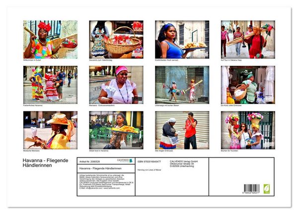 Produktbild: Havanna - Fliegende H&auml;ndlerinnen (Wandkalender 2026 DIN A2 quer), CALVENDO Monatskalender