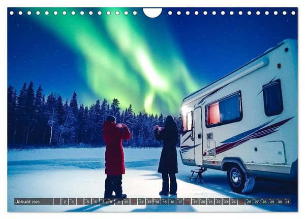 Produktbild: Abenteuer Wildcamping - Mit dem Camper um die Welt (Wandkalender 2026 DIN A4 quer), CALVENDO Monatskalender