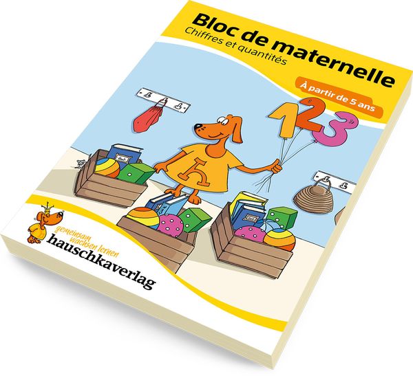 Produktbild: Bloc d'activit&eacute;s pr&eacute;scolaires &agrave; partir de 5 ans pour gar&ccedil;ons et filles, livre garcon 4 ans - Chiffres et quantit&eacute;s, livre enfant 4 ans