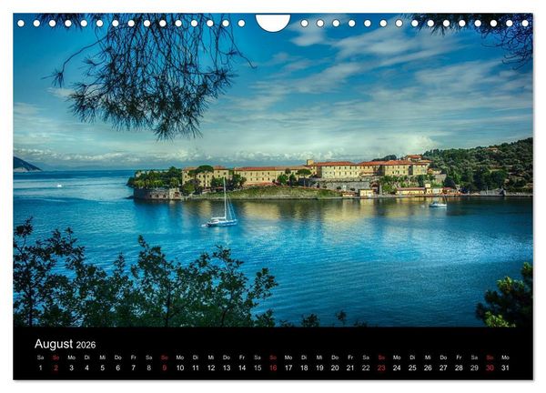 Produktbild: Bella Italia &ndash; Impressionen aus der Toskana und Ligurien (Wandkalender 2026 DIN A4 quer), CALVENDO Monatskalender