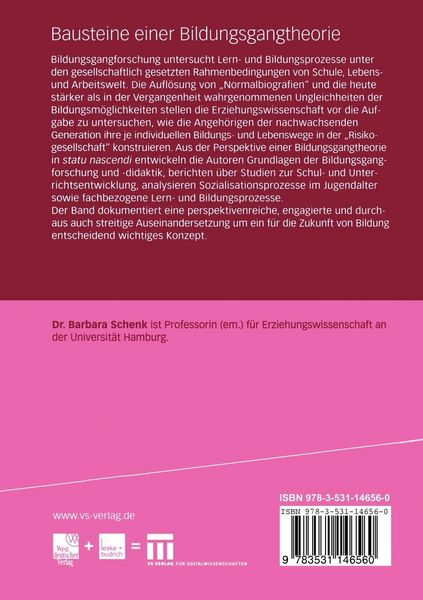 Produktbild: Bausteine einer Bildungsgangtheorie