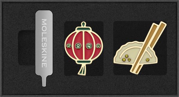 Produktbild: Moleskine Country Pins China (2er-Set), Laterne + Dumpling