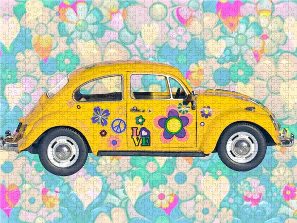 Produktbild: CALVENDO Puzzle K&auml;fer in bunt | 1000 Teile Lege-Gr&ouml;&szlig;e 64x48cm Foto-Puzzle f&uuml;r gl&uuml;ckliche Stunden