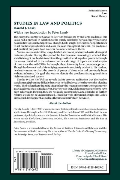 Produktbild: Studies in Law and Politics