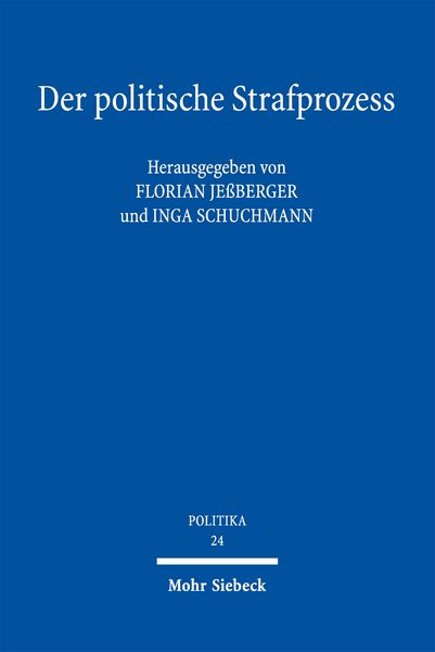 Produktbild: Der politische Strafprozess
