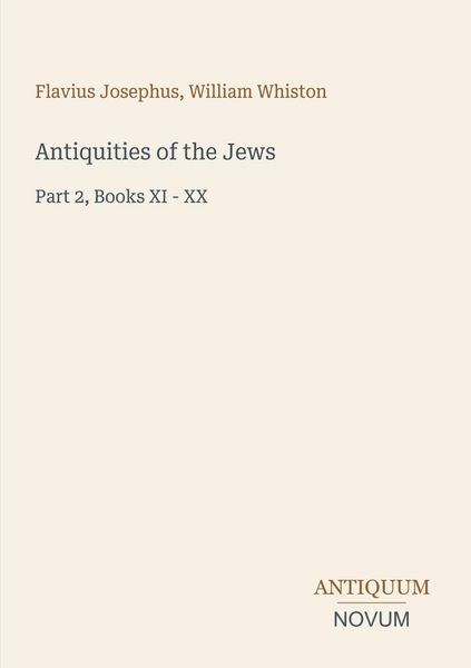 Produktbild: Antiquities of the Jews