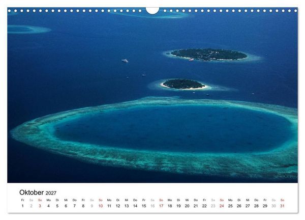 Produktbild: Malediven &ndash; Das Paradies im Indischen Ozean III (Wandkalender 2027 DIN A3 quer), CALVENDO Monatskalender