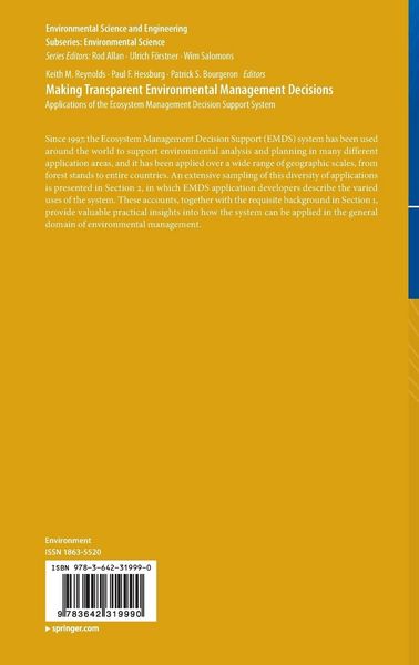 Produktbild: Making Transparent Environmental Management Decisions