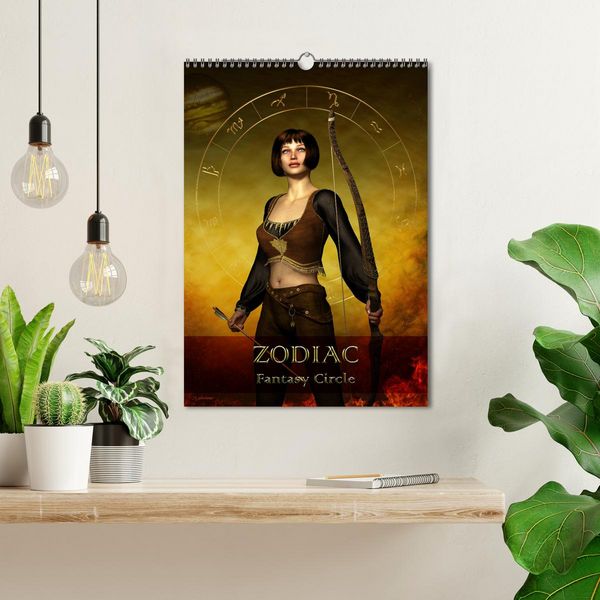 Produktbild: Zodiac Fantasy Circle (Wall Calendar 2026 DIN A3 portrait), CALVENDO 12 Month Wall Calendar