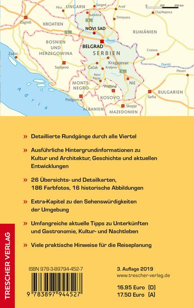 TRESCHER Reiseführer Belgrad und Novi Sad
